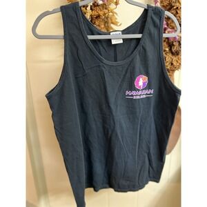 Hawaiian Airlines Men's Tank Top Size Medium Black Proud To Be Hawaiian Airlines